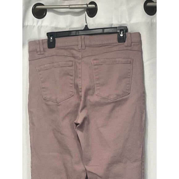 Witt & Wisdom 'ab'solution Frayed High Waist Ankle Flare Jeans In Smokey Twiligh - Picture 14 of 16